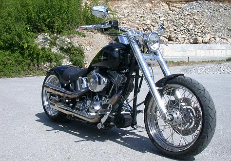 Harley Davidson Softail FXSTI Black